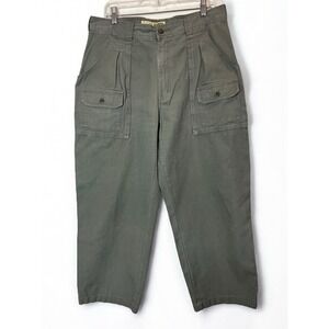 Cabelas 7 Pocket Hiking Pants Womens Sz 16 Outdoors Camping Green